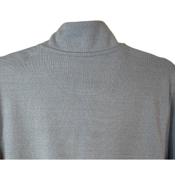 Walter Hagen Small Mens Golf Midweight 1/4 Zip Pullover Grey Sky Heather NWT - Picture 7 of 14